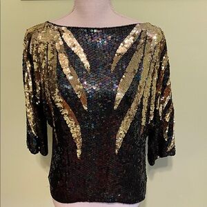 Sequined top in EUC, estimated size M/L
